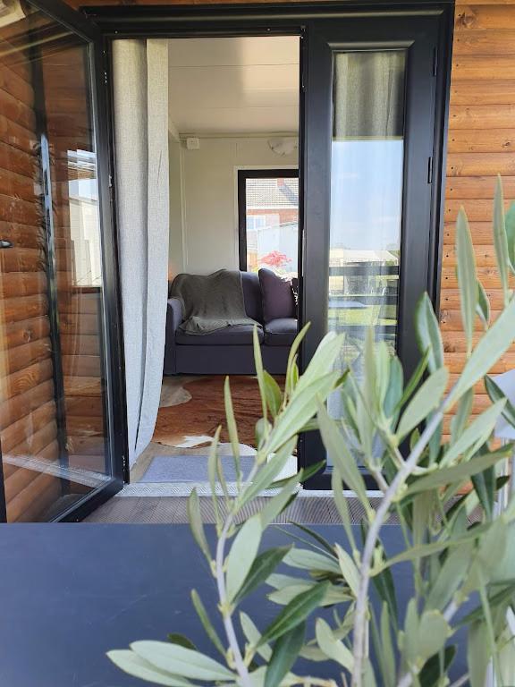 Houten Huisje Tussen Paarden Nieuwerkerken ภายนอก รูปภาพ